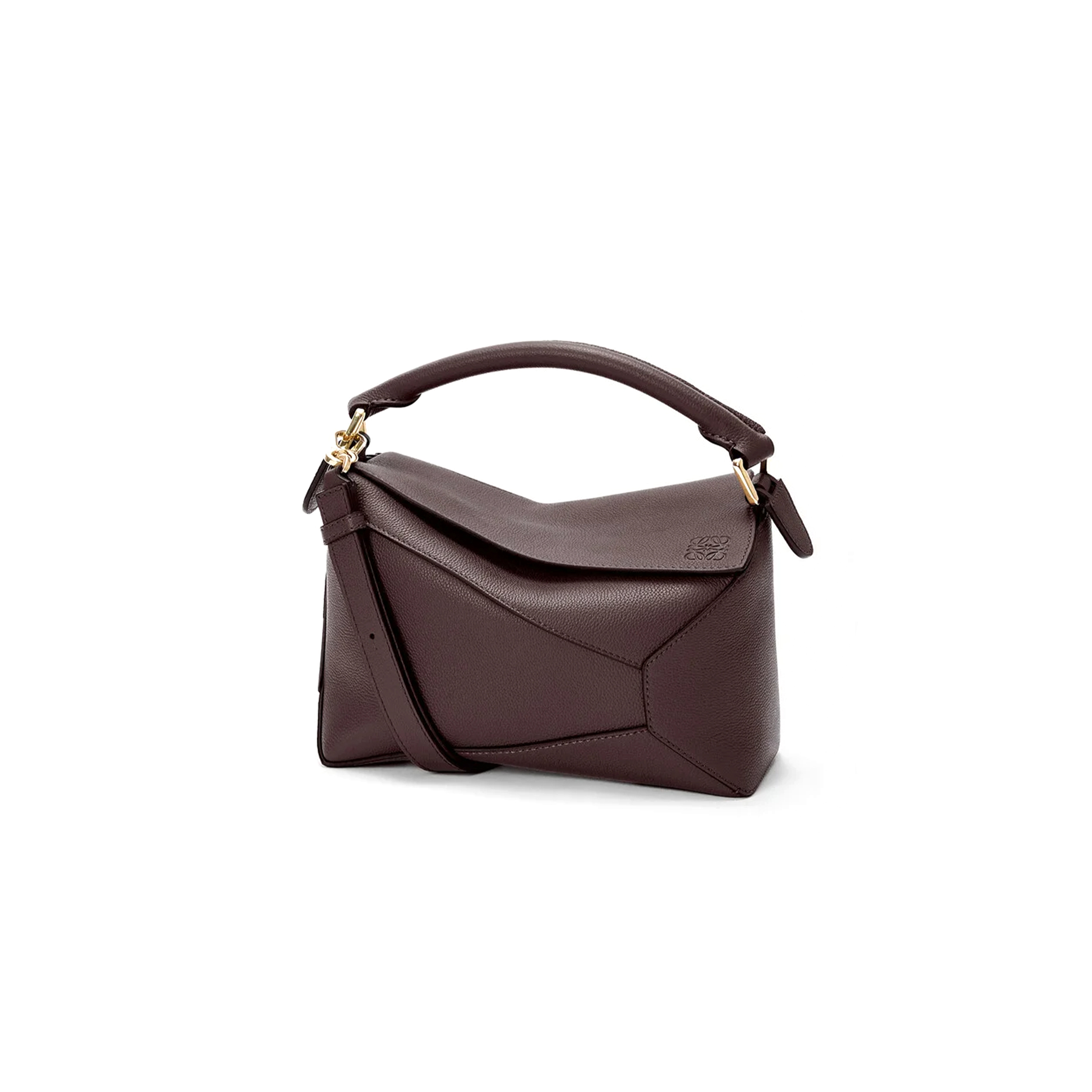 LOEWE SMALL PUZZLE EDGE BAG IN SOFT GRAINED CALFSKIN A510P60XAW (24*16.5*10.5cm)